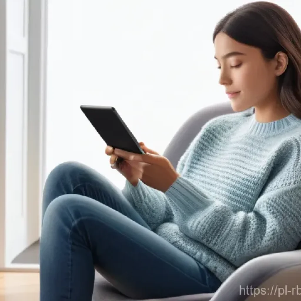 로봇 심리상담의 글로벌 트렌드 - **Prompt:** A young adult, dressed in a comfortable, stylish sweater and jeans, sits on a plush, mod...