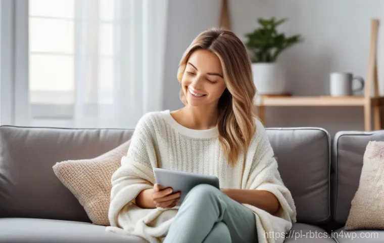 로봇 심리상담의 성공적인 구현 사례 - **Prompt 1: "Virtual Therapist in a Cozy Home"**
A young woman, approximately 28-35 years old, w...