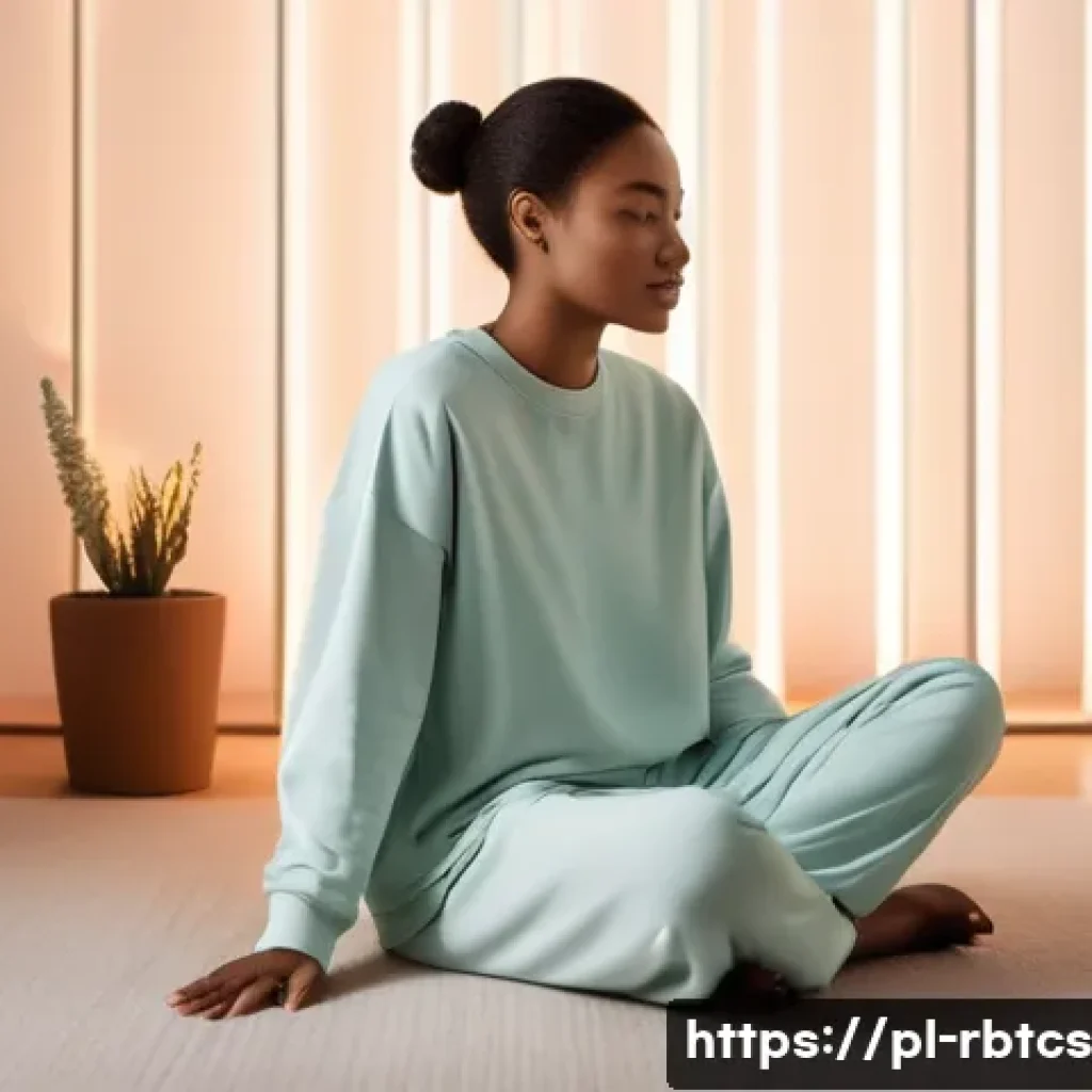 로봇 심리상담과 정서적 지능의 관계 - **Prompt 1: Serene Digital Well-being Assistant**
"A young adult, gender-neutral person with a p...